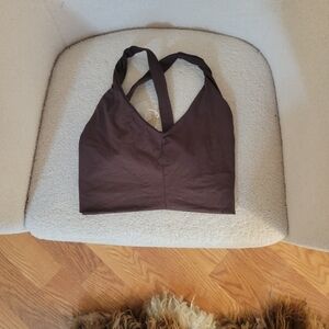 Indigo Luna Agni Cross Top, Carob, M,NWT